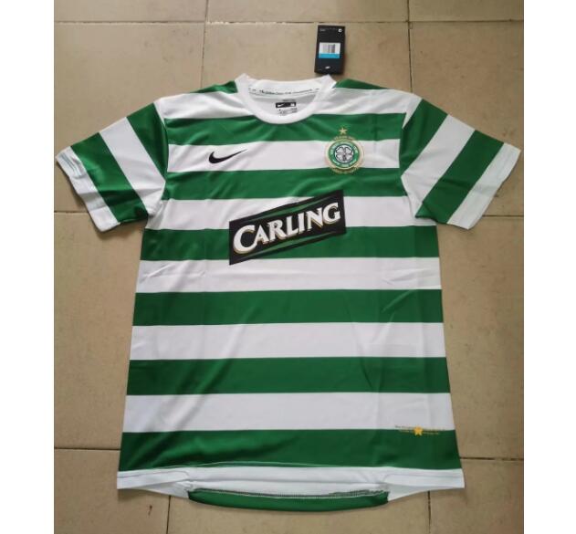 2007-08 Celtic Retro Home Kit Soccer Jersey